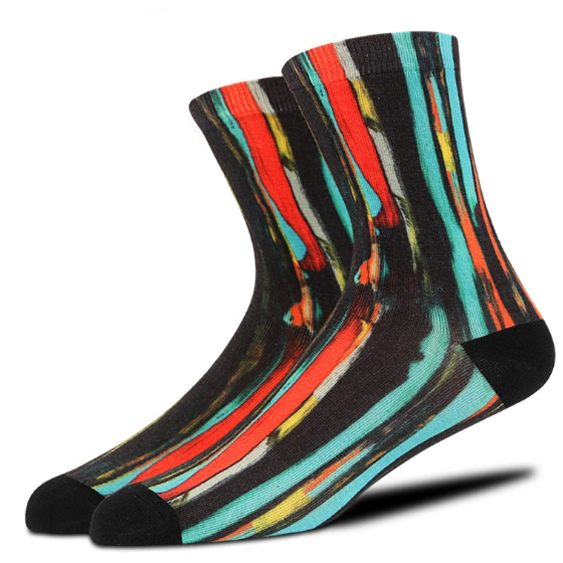 360 Whole Printing Socks Custom Sublimation Print Men Crew Tube Socks