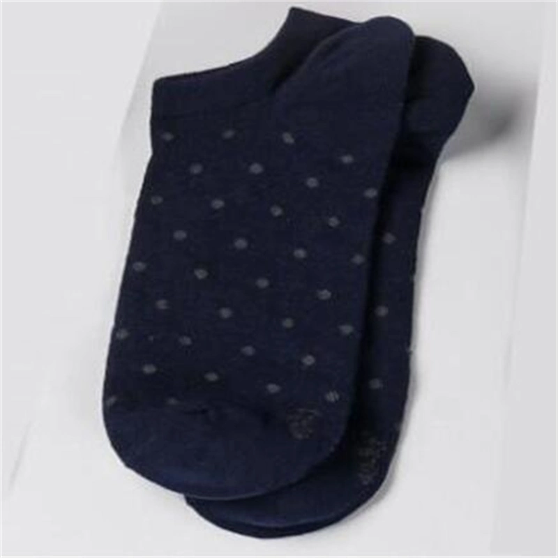 Men Socks Stripe Pattern Basic Solid Style Low Cut Cotton Socks Ankle Socks