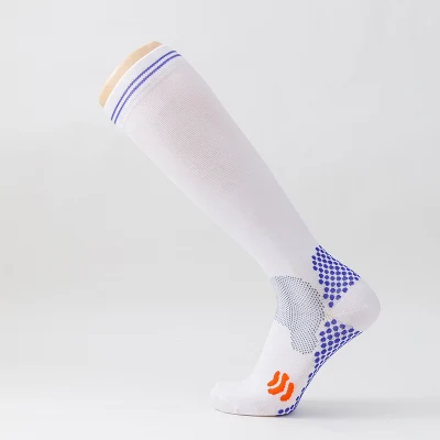 Calze sportive da calcio personalizzate all'ingrosso per uomo, arco plantare super elastico e comode calze muscolari, calze al ginocchio a compressione traspirante